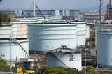 Oil Tanks In Keihin Industrial Area As Saudi Arabia Hikes Oil Prices To Asia